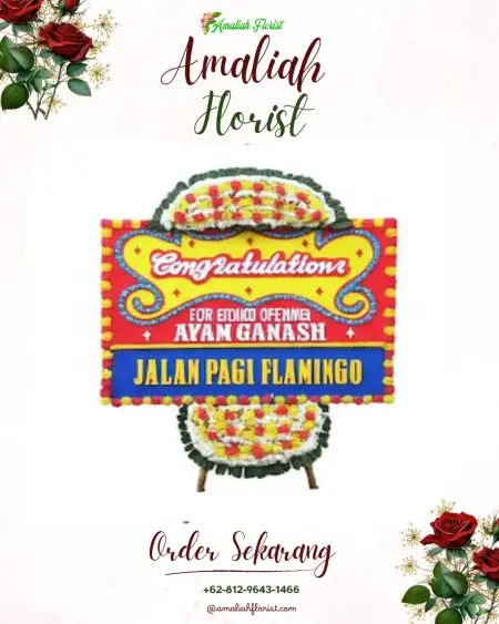 Sewa Papan Bunga Sanggalangit